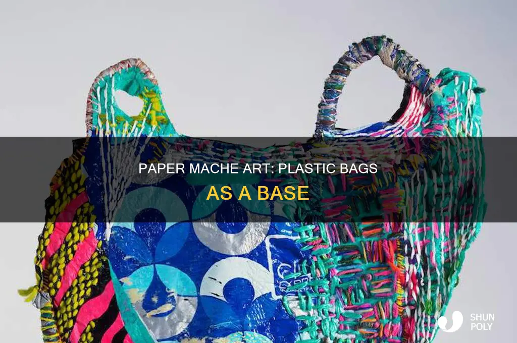 can you paper mache with plastic bags