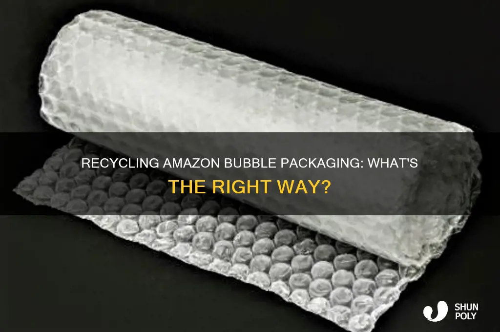 can you place amazon bubble packaging in plastic bag recycling