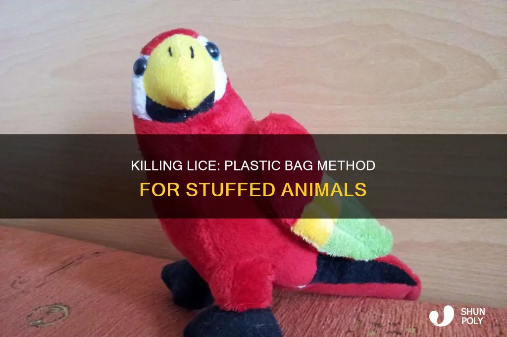 can you plastic bag stuffed animals to kill lice