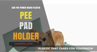 Reviving Your Plastic Pee Pad Holder: A Power Washing Guide