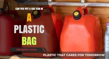 Storing Gas Cans: Plastic Bag Safe?