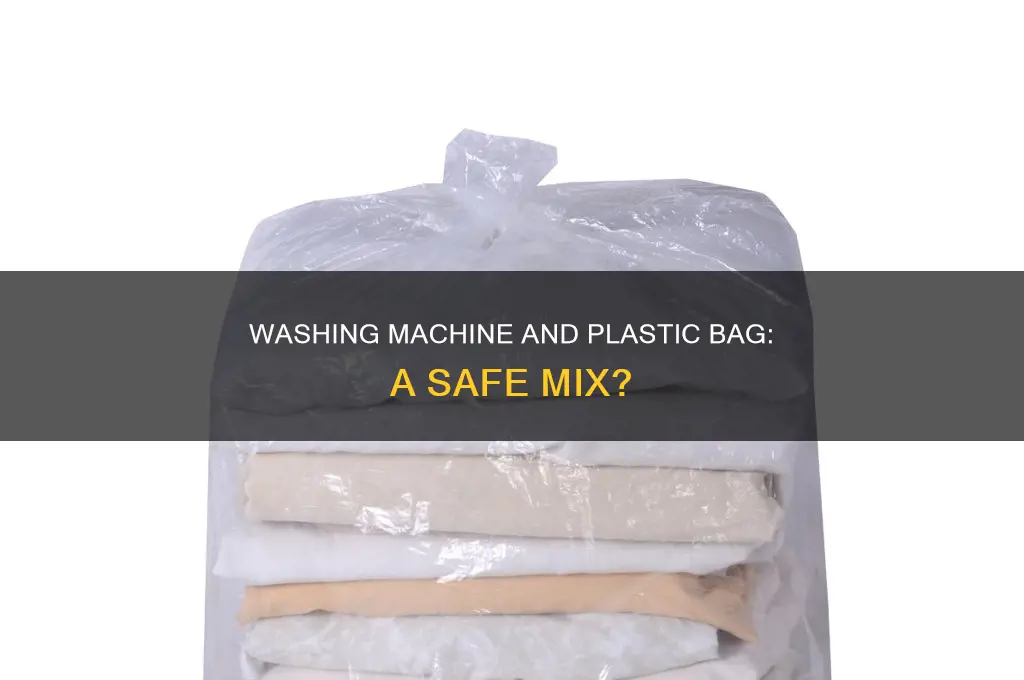 can you put a plastic bag in the washing machine