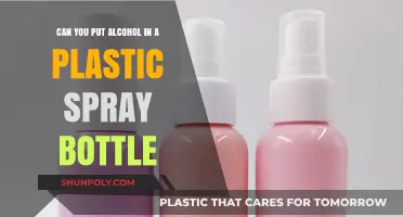 Can You Safely Store Alcohol in Plastic Spray Bottles?