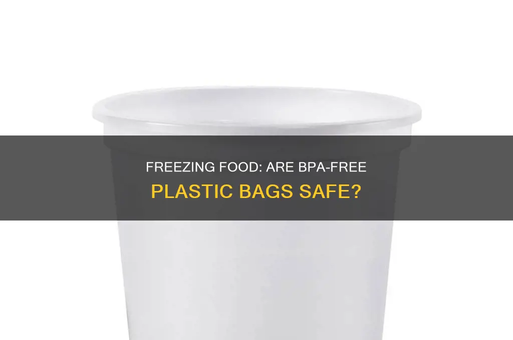 can you put bpa free plastic bags in the freezer