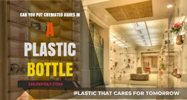 Storing Cremated Ashes: Is a Plastic Bottle a Safe Option?
