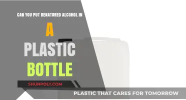 Storing Denatured Alcohol: Is a Plastic Bottle Safe?