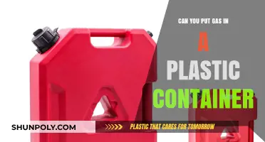 Safely Storing Gas: A Guide to Using Plastic Containers