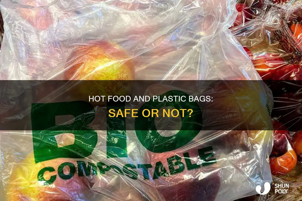 can you put hot food in a plastic bag