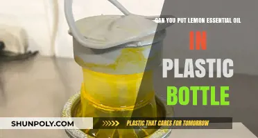 Can Lemon Essential Oil Be Stored in Plastic Bottles?