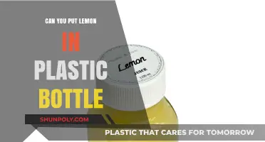 Can You Safely Store Lemon Juice in Plastic Bottles?