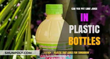 Can You Safely Store Lime Juice in Plastic Bottles?