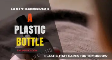 Magnesium Spray in Plastic Bottles: Safe Storage Tips and Risks