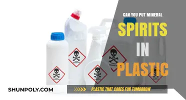 Exploring the Compatibility of Mineral Spirits with Plastic Containers