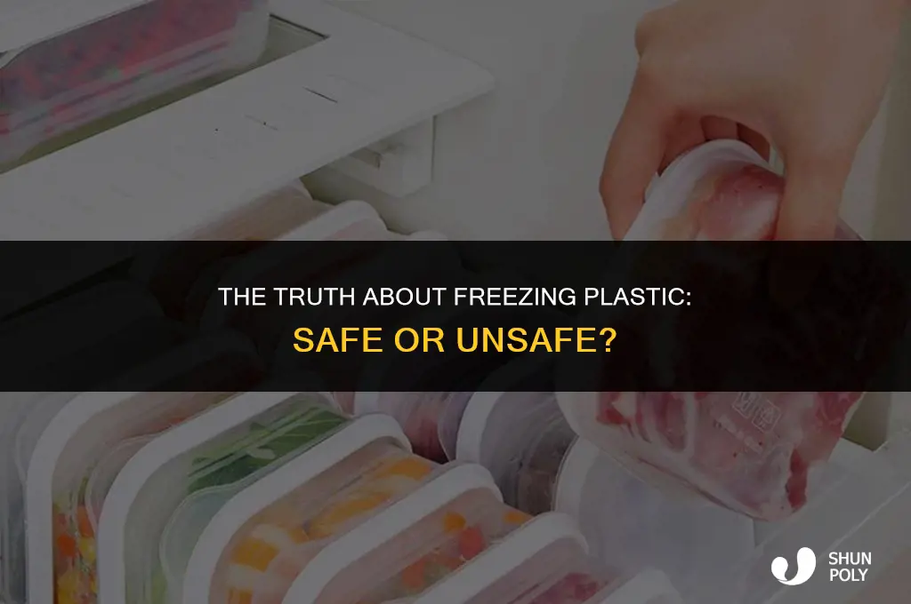 can you put plastic in the freezer