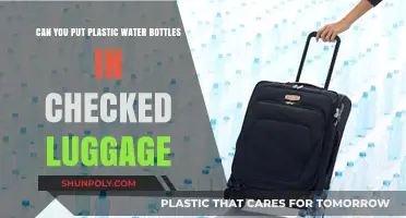Can Plastic Water Bottles Be Packed in Checked Luggage?