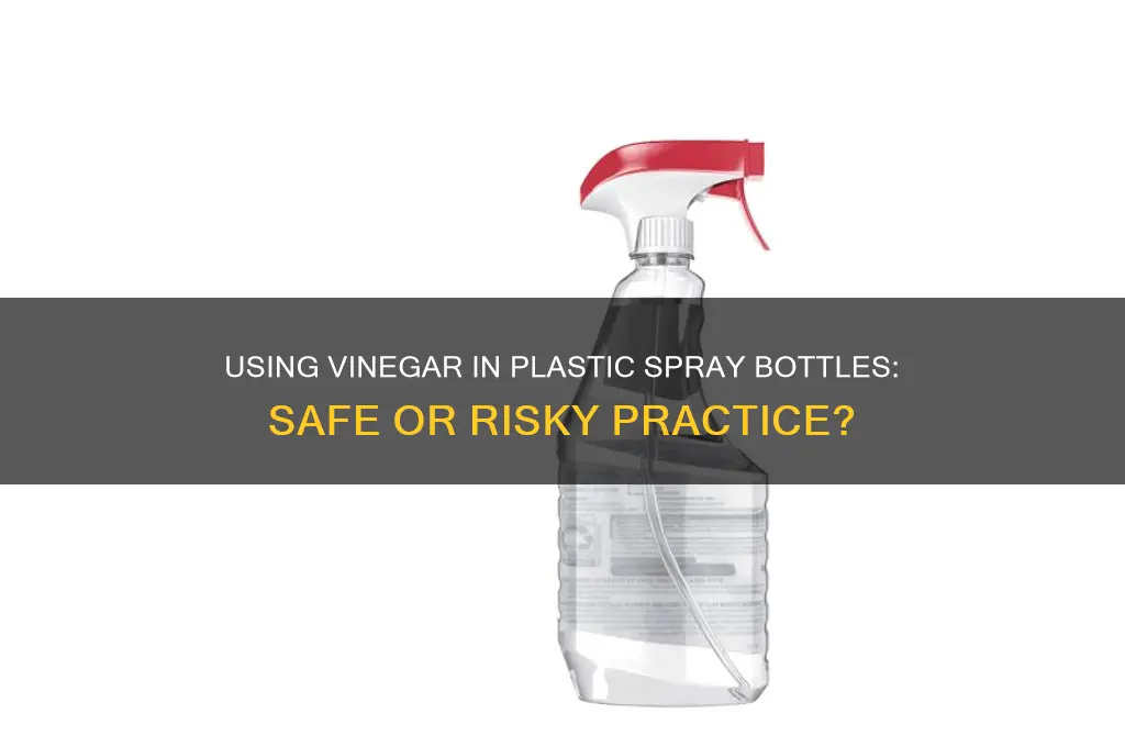can you put vinegar in a plastic spray bottle