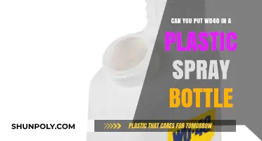 Using WD-40 in Plastic Spray Bottles: Safe or Risky?