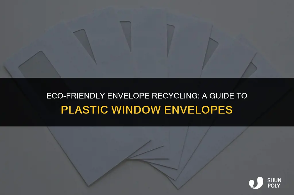 can you recycle envelopes with plastic window