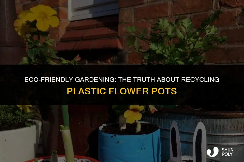 can you recycle plastic flower pots