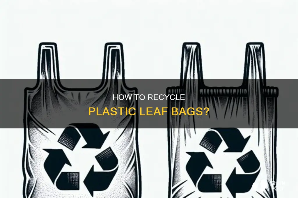 can you recycle plastic leaf bags