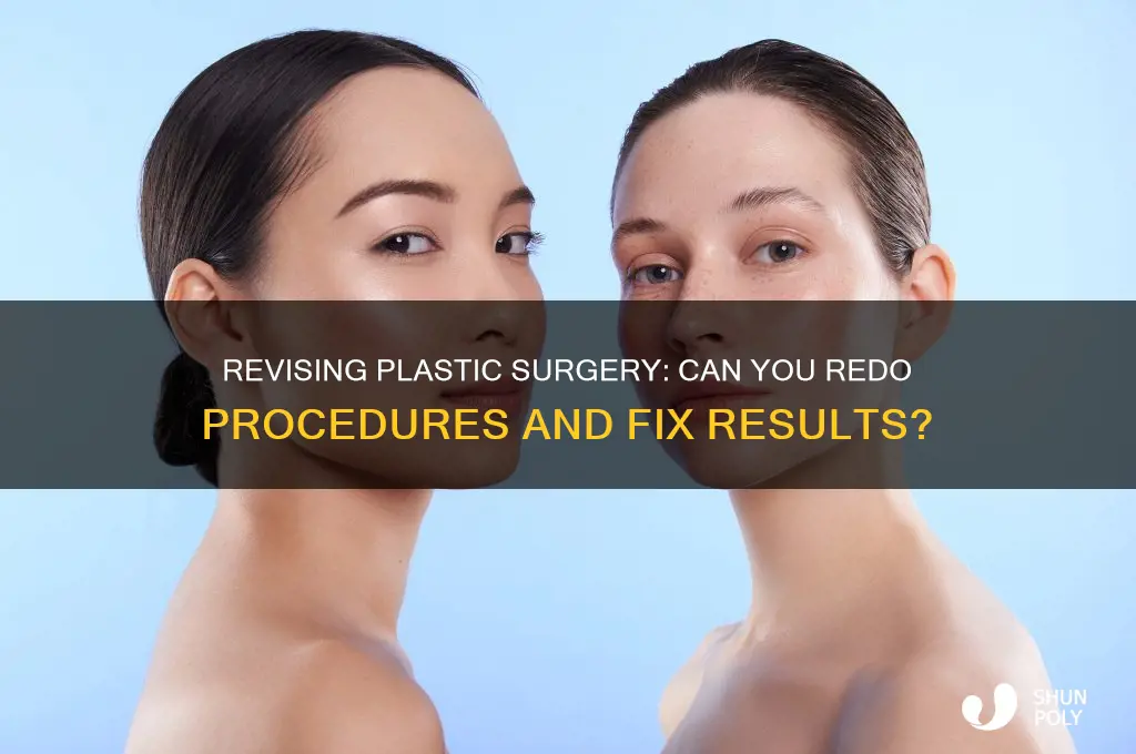 can you redo plastic surgeries