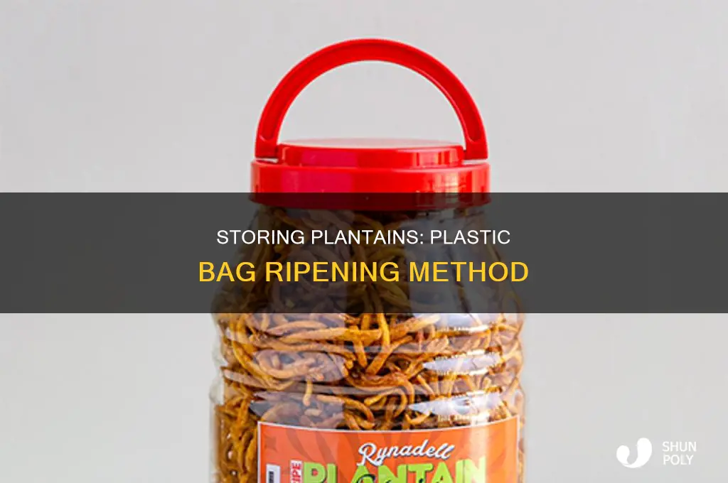 can you ripen plantains in a plastic bag