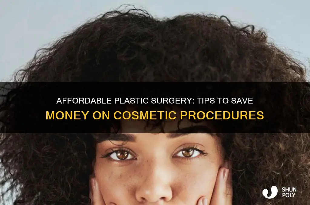 can you save money on plastic surgery