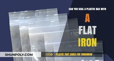 How to Seal a Plastic Bag with a Flat Iron