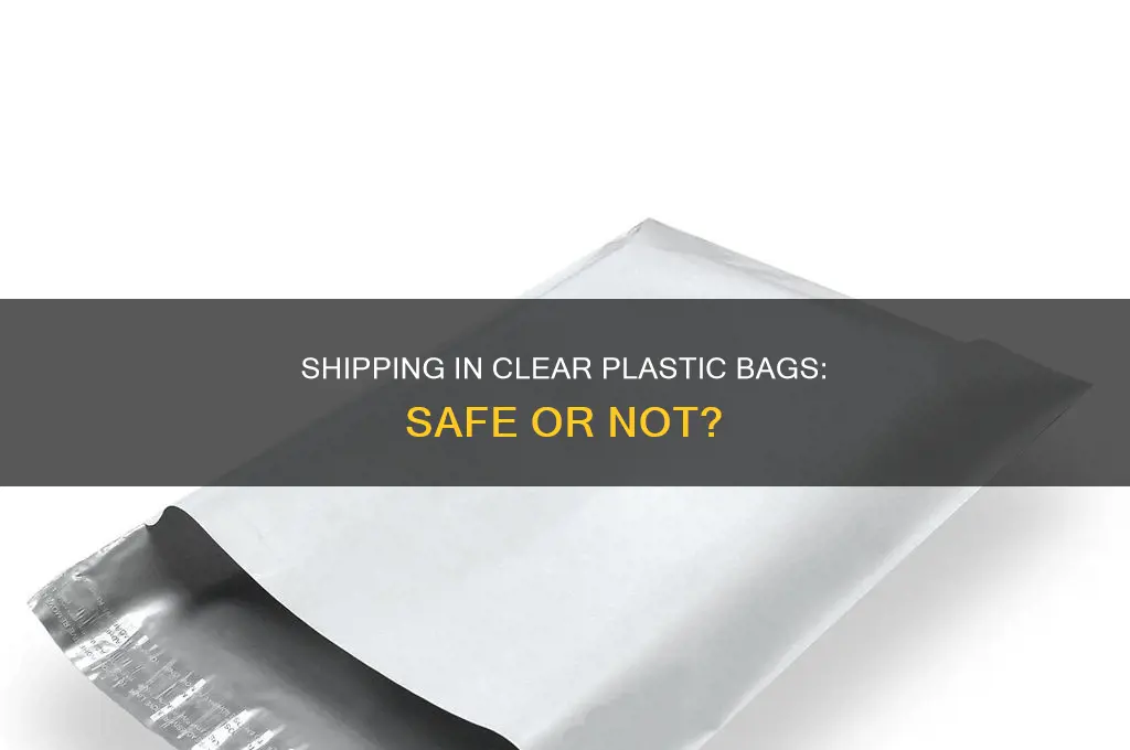 can you ship in a clear plastic bag