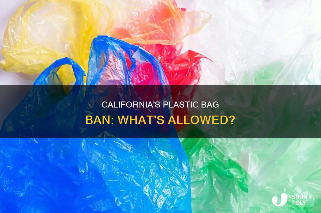can you still use plastic bags in california