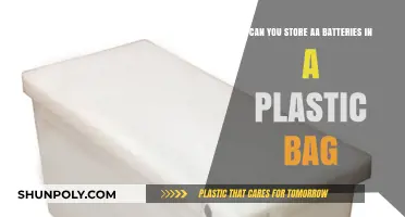 Storing AA Batteries: Plastic Bag Storage