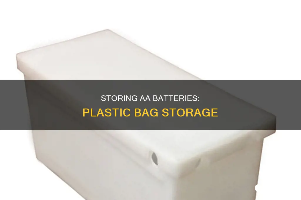can you store aa batteries in a plastic bag