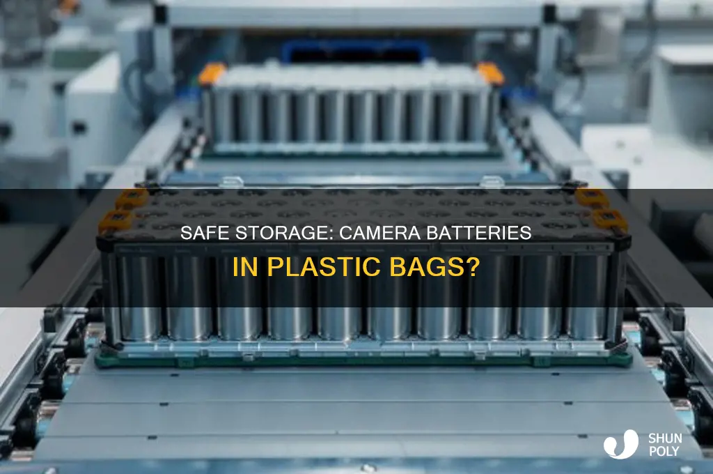 can you store camera batteries safely in a plastic bag