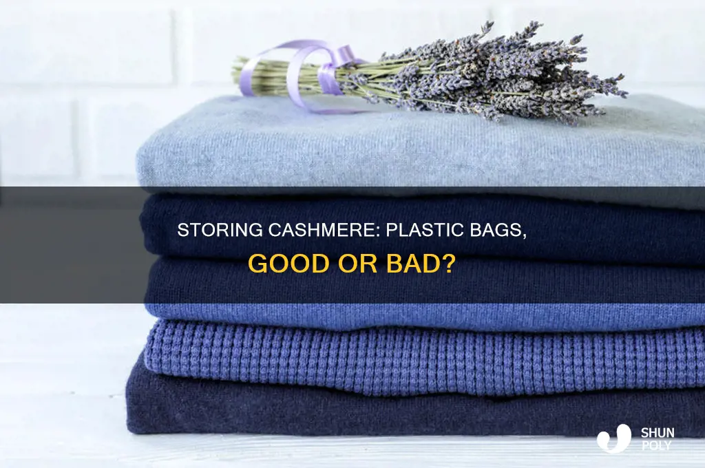 can you store cashmere in plastic bags