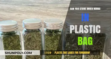 Storing Dried Herbs: Plastic Bag Storage Tips