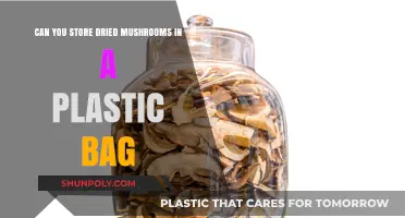 Storing Dried Mushrooms: Plastic Bag Storage Tips