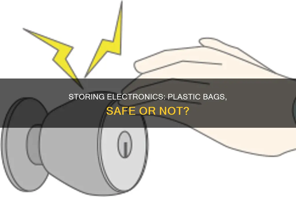 can you store electronics in plastic bags