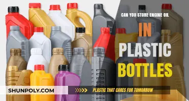 Storing Engine Oil in Plastic Bottles: Safe or Risky Practice?