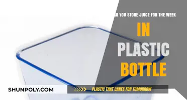 Storing Juice in Plastic Bottles: A Week-Long Freshness Guide