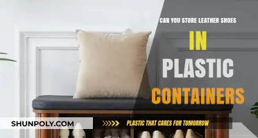 Preserving Elegance: The Do's and Don'ts of Storing Leather Shoes in Plastic Containers