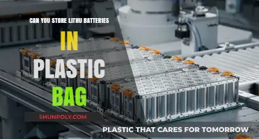 Storing Lithium Batteries: Plastic Bag Safety
