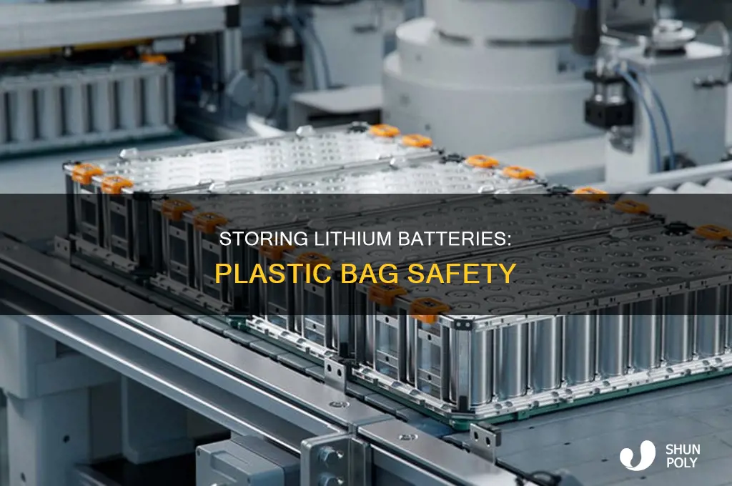 can you store lithu batteries in plastic bag