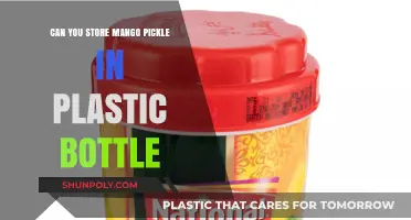 Storing Mango Pickle in Plastic Bottles: Safe or Risky?