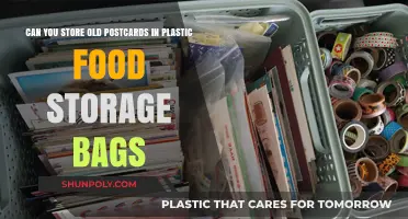 Storing Old Postcards: Plastic Food Bags, Good or Bad?