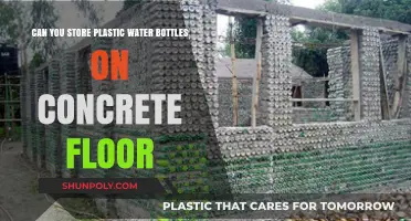Storing Plastic Water Bottles on Concrete: Safe or Risky?