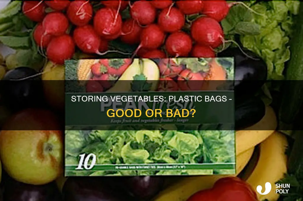 can you store vegetables in plastic bags