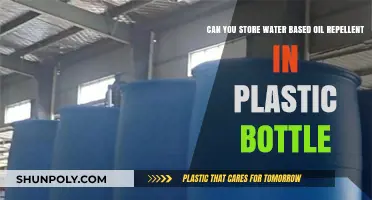 Storing Water-Based Oil Repellent in Plastic Bottles: Safe or Risky?