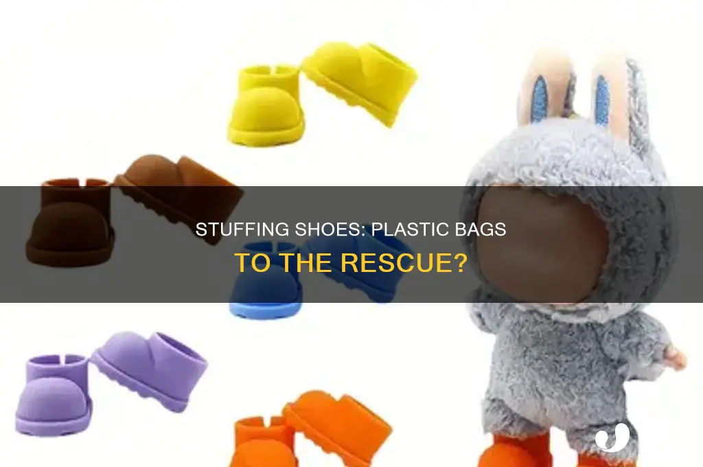 can you stuff shoes with plastic bags to remove dents