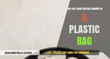 Thawing Shrimp: Plastic Bag Method