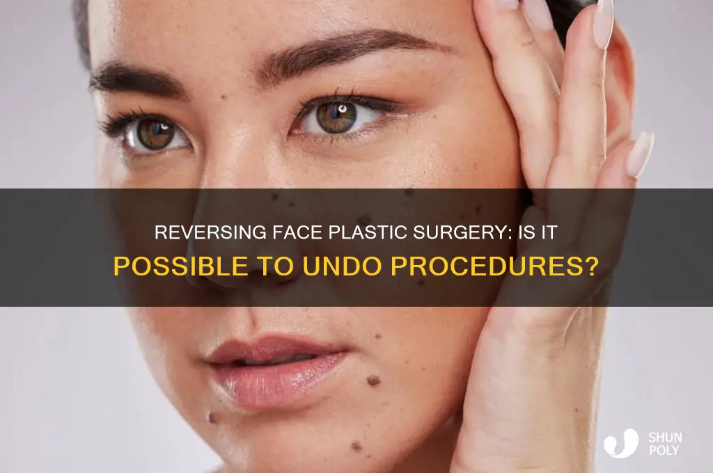 can you undo face plastic surgery